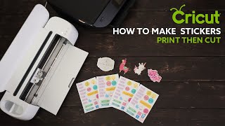 Cricut  How to make Stickers [upl. by Kerwin]