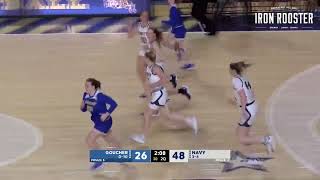 Highlights Navy Womens Basketball vs Goucher College [upl. by Assyle564]