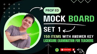 PROF ED MOCK BOARD EXAM 2023  Professional Education  Prof Ed Mock Board  Mock LET [upl. by Basset348]