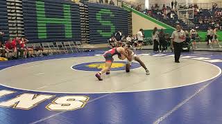 Caleb Landry Vs Berkmar 157 vs 146 battle Hoya Duals [upl. by Cherian959]