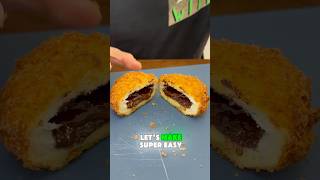 FRIED CHOCOLATE BREAD POCKET  Easy Recipe shorts bread [upl. by Eleira]