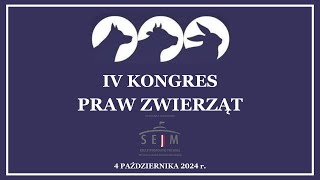 IV Kongres Praw Zwierząt Senat Sala obrad plenarnych [upl. by Lzeil]