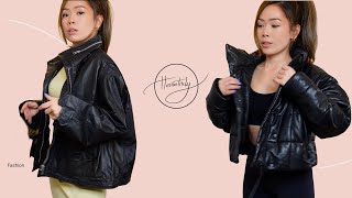 Allsaints leather jackets mini haul [upl. by Zondra646]