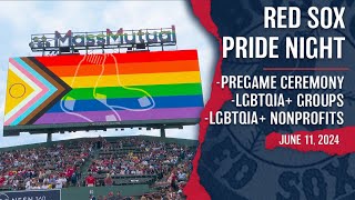 Red Sox Celebrate 11th Annual Pride Night At Fenway Park [upl. by Atiuqam]