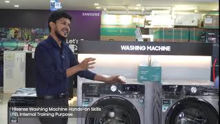 How to use hisense washing machine [upl. by Ossie]