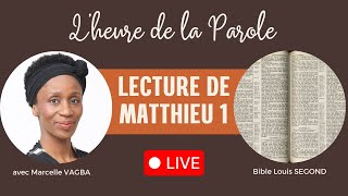 LECTURE DE MATTHIEU 1  Marcelle VAGBA [upl. by Abshier853]