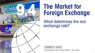 Lesson 94 The Market for Foreign Exchange [upl. by Vernen]