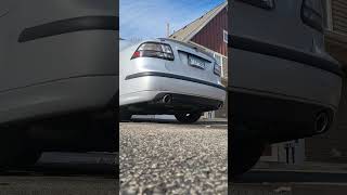 2007 Saab 93 Aero Coldstart w ResonatorMuffler Delete [upl. by Grote]