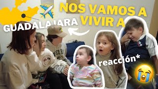 NOS VAMOS A VIVIR A GUADALAJARA CON MARIO reaccion de los niños ft MarioGmmt  Hermanas JM [upl. by Ylecic]