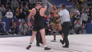 Final Moments of Aj Ferrari and Zach Glazier chippy 197lb finals  Soldier Salute [upl. by Isborne]