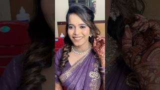 Engagement bridal look bridalmakeup makeupartistlife minivlog bridalmakeupvlog [upl. by Ocana]