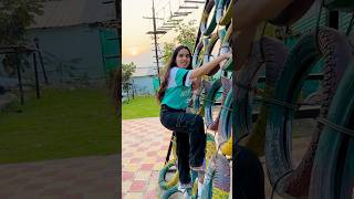 Climbing Race mein kon jeetega  🏆😎 priyalkukreja shorts ytshorts [upl. by Melgar]