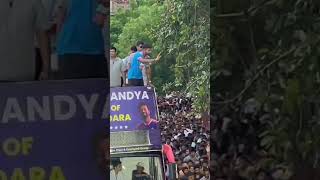 A huge reception for HardikPandya in Baroda 🏆 T20WorldCup Vadodara [upl. by Hollerman]