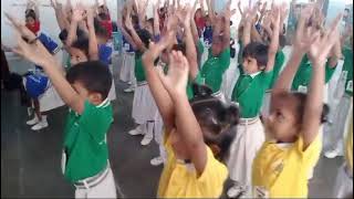 Hello Song for Children  Morning Stretch Song for Kids  English Greeting Song [upl. by Eleazar]