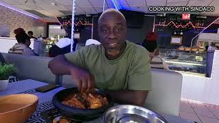 TYPICAL GHANAIAN LOCAL RESTAURANT in England  Local restaurants [upl. by Mcclary]