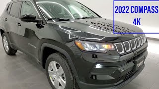 4K ALL NEW REDESIGNED 2022 JEEP COMPASS LATITUDE 4X4 4K WALKAROUND SOLD [upl. by Hinch481]