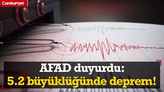 Malatyadaki deprem çevre illerde hissedildi [upl. by Ayatnahs]