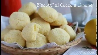 Biscotti al cocco e limone [upl. by Ailehpo145]