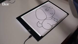 A4 Drawing Tracing LED Copy Boardtablet [upl. by Lundgren]