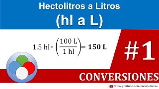 Hectolitros a Litros hl a L  parte 1 [upl. by Aleekat]