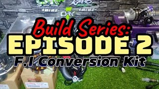 BUILD SERIES  EPISODE 2 FI Conversion Kit  Mio 4 orange 240cc 4v SOHC Liquid Cooled Engine [upl. by Conan215]