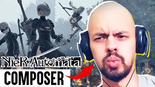 Why A Beautiful Song is Lingua Phantasia  Composer Reacts to Nier Automata OST [upl. by Hevak]