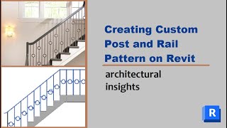 Create Desired Railing Pattern on Revit [upl. by Inohtna]