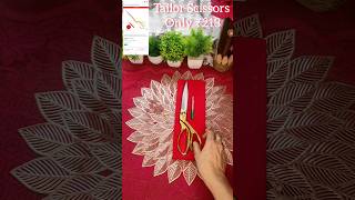 Golden Tailoring Scissors Sharp Cloth Cutting views viral ytshortsvideos meeshoaffordable [upl. by Aydin355]