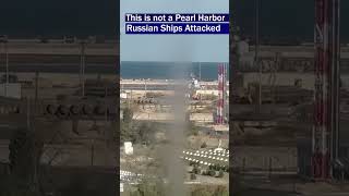 Russian Caspian Flotilla base attacked by a Kamikaze Drone [upl. by Andris]