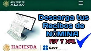 Cómo descargar mis RECIBOS DE NÓMINA Febrero 2024 para mi Devolucion de impuestos [upl. by Doerrer928]