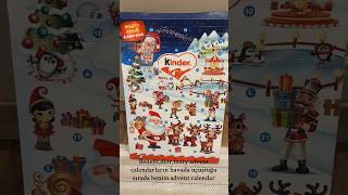 Kinderin yeni yıl çikolatası kinder cikolata noel chocolate [upl. by Tica]