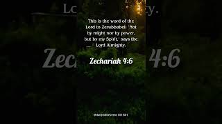 Zechariah 46gospel bible bibleverse [upl. by Onitnerolf865]