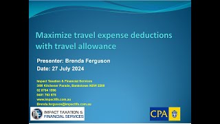 Maximize travel expense deductions with travel allowance [upl. by Niroht]