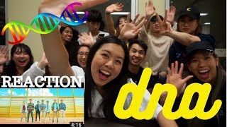 REACTION BTS TRASHES REACTING TO BTS 방탄소년단  DNA [upl. by Elconin]