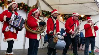 Grassington Dickensian Festival and Christmas Market 2017 4k Lumix TZ100 Ski Band [upl. by Sheets]