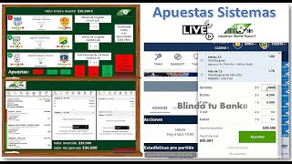 Método Apuestas Sistema Ejemplo En vivo [upl. by Procora]