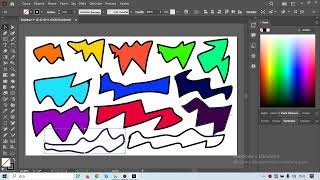 Adobe Illustrator Renk Ayarlamalarında Değişimleri Anlatımları [upl. by Sweyn]