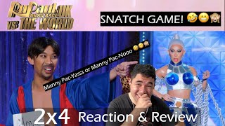 RuPaul’s Drag Race UK vs The World 2x4 “Snatch Game”  Reaction and Review [upl. by Adniles]