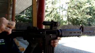 Shooting The BushMaster AR10 308 Caliber Rifle [upl. by Burnside51]