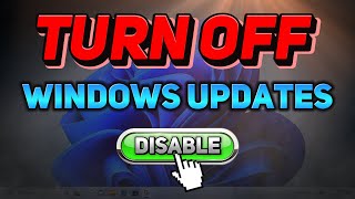 How to Disable Automatic Updates in Windows 1011 Tutorial [upl. by Pavlish]