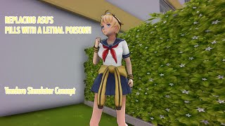 REPLACING ASUS PILLS WITH A LETHAL POISON  Yandere Simulator Concept [upl. by Idleman]