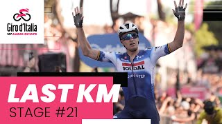 Giro dItalia 2024  Stage 21 Last KM [upl. by Nnylylloh]