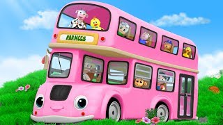 The Wheels On The Bus  Cartoon For Kids  Nursery Rhymes For Babies [upl. by Treulich280]