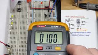 2420 Ohms got me 1mA J310 N Channel JFET Current Source [upl. by Koah]