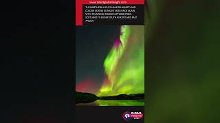 Northern Lights in UK Sky  Vivid Lights shorts northernlights [upl. by Mason]