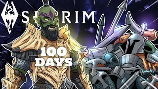 I Spent 100 More Days In Skyrim Legendary Difficulty As A Collector Skyrim Movie [upl. by Birkle]