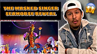 AMAZING VOICE  The Masked Singer  The Seahorse Performances and Reveal 🌊🐴  REACTION [upl. by Bore]