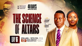 APOSTLE AROME OSAYI  40 DAYS FASTING AND PRAYER  THE SCIENCE OF ALTARS  DAY 6  13TH JAN 2024 [upl. by Awram313]