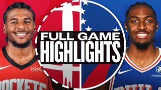 ROCKETS at 76ERS  FULL GAME HIGHLIGHTS  November 27 2024 [upl. by Anaihr]