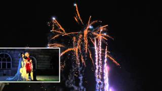 Wedding Fireworks Display Addington Palace [upl. by Derrej]